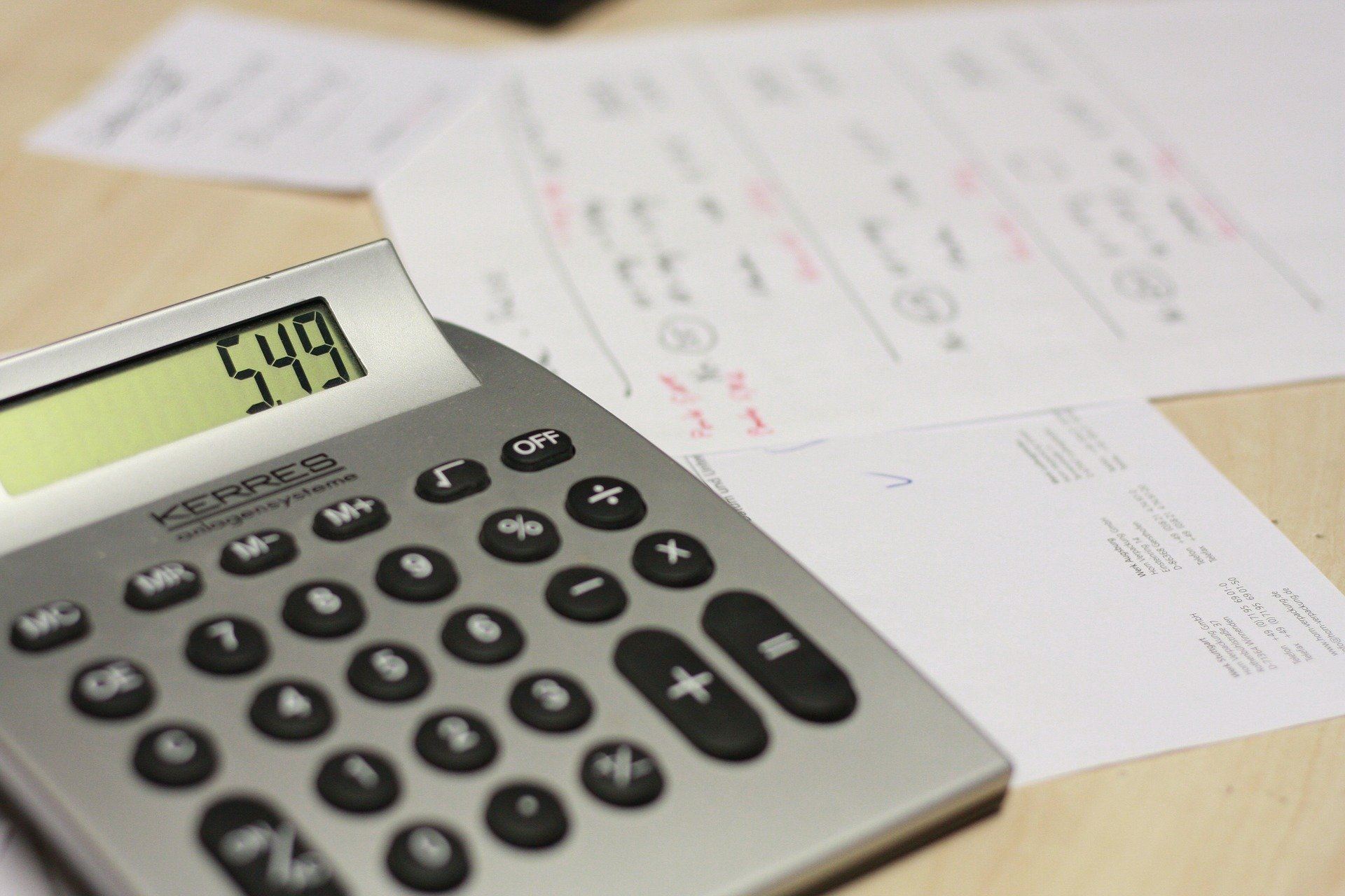 Calculator and Bills
